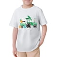 thumbnail image 4 of NAFUU Toddler Boy T-Shirts Easter Cartoon Rabbits Prints O-Neck Short Sleeve Tees For Children Youth Stylish Top Summer Blouses For Boys Sizes 4-5 Years, 4 of 4