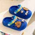 thumbnail image 2 of WRTFVZA Kids Baby Boys Girls Clogs Size 18-24 Months Garden Shoes Toddler Slides Sandals Children Water Shoes Shower Beach Pool Slippers Indoor Outdoor #Blue, 2 of 4