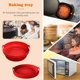 thumbnail image 3 of Freidoras de aire plegables Bandeja para hornear Reemplazo Grill Pan Mat Utensilios de cocina (Rojo) Likrtyny Libre de BPA, 3 of 8