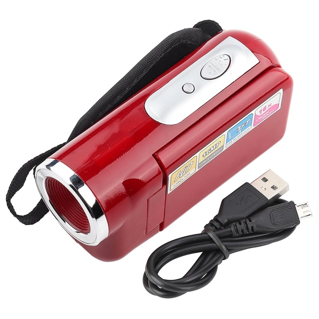 Fotografía Videocámara Grabadora De Tamaño Pequeño Cámara De Video Digital Portátil 16X HD para Ciclismo Regalo De Cumpleaños para Correr Uso Al Aire Libre ANGGREK Otros