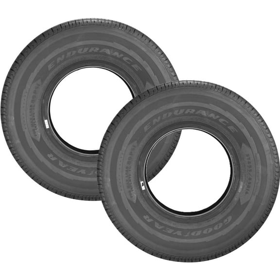2-Pack Fits Goodyear Endurance All Season Trailer Tire ST235/85R16 Load Range E BSW