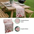thumbnail image 5 of Pink Valentine's Day Table Runner - 48 Inch Long, Kitchen Dining Table Runner Dresser Scarves, Roses Romantic Art Spring Floral Farmhouse Decor for Coffee Tables Wedding Party Banquet, 5 of 8