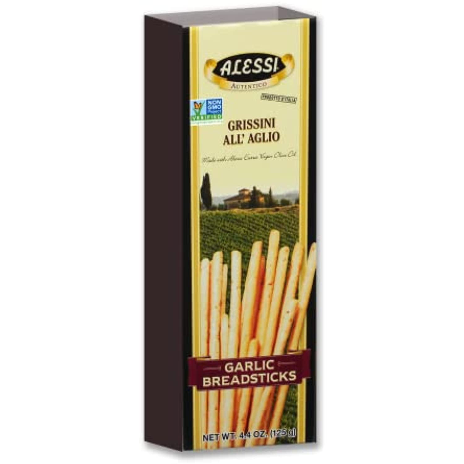 Alessi Autentico Italian Crispy Breadsticks, Low Fat Made With Extra