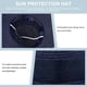 thumbnail image 5 of Blue Bowknot Straw Hat Sun Block Cap 1Pcs for Casual Summer Use, 5 of 5