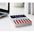 thumbnail image 3 of Zomyto 5x5 IN God Bless America Patriotic Wooden Signs,Independence Day Wooden Box Sign Desk Decor, 3 of 5