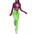 thumbnail image 3 of Txlixc Pantalones casuales de barril recto para mujeres Txlixc moda, 3 of 6