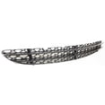 thumbnail image 3 of Bumper Grille Compatible With 2006 Mercedes Benz S350 2003-2006 S430 Front, Center Black, 3 of 3
