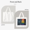 thumbnail image 2 of Honeii Rainbow Sausages On Dark Slate Print Fluffy Shoulder Bag Plush Bags Women Ladies Tote Bag Fluffy Furry Purse Handbag for Autumn and Winter, 2 of 7