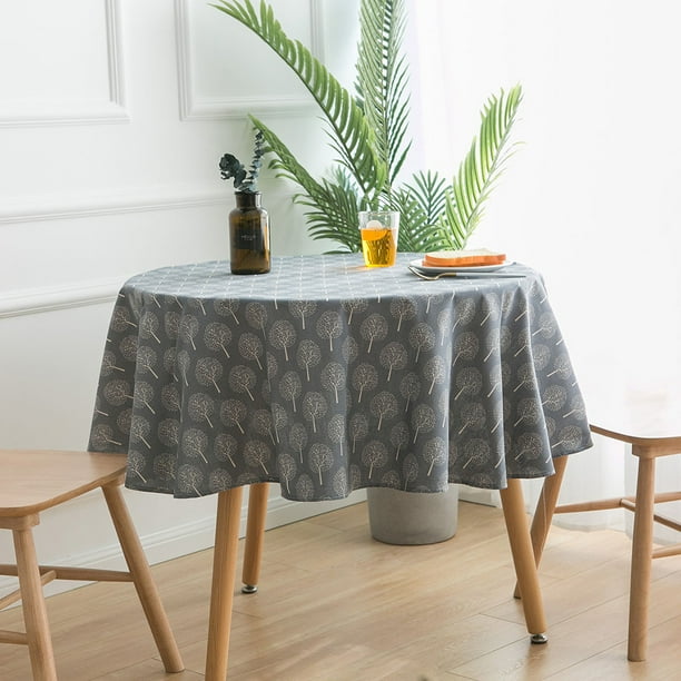 Vintage Round Tablecloth Boho Printed Geometric Table Cloth Covers Cotton Linen Com Vintage Round Tablecloth Boho Printed, Round Table Cloth Covers