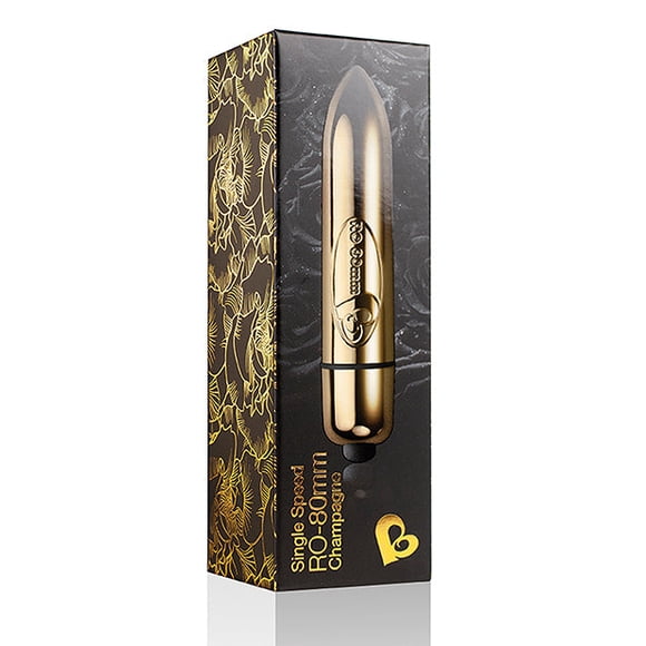Rocks Off Ro-80 Single Speed Bullet - Champagne Gold