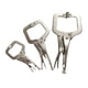 thumbnail image 1 of 3 piezas de alicates de abrazadera en C de bloqueo, abrazaderas de soldadura de 6, 9 y 11 pulgadas, abrazaderas de cara de metal para artesanos,, 1 of 8