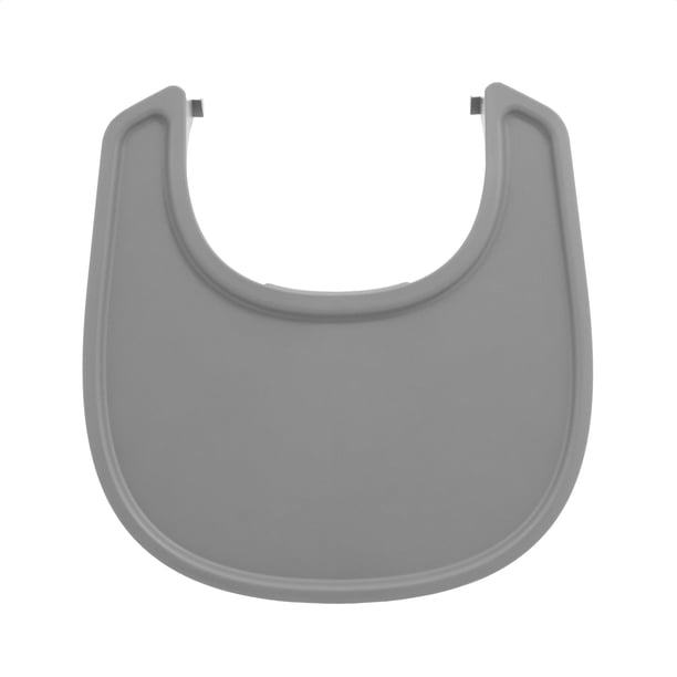 Bandeja Evomove para trona Nomi, accesorio gris, fácil de limpiar