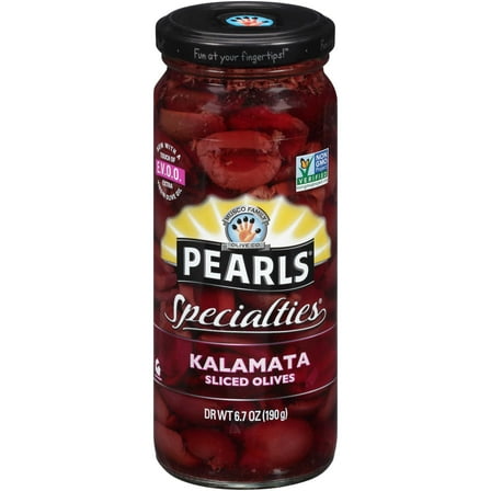 Pearls Specialties Greek Olives Spiced Kalamata