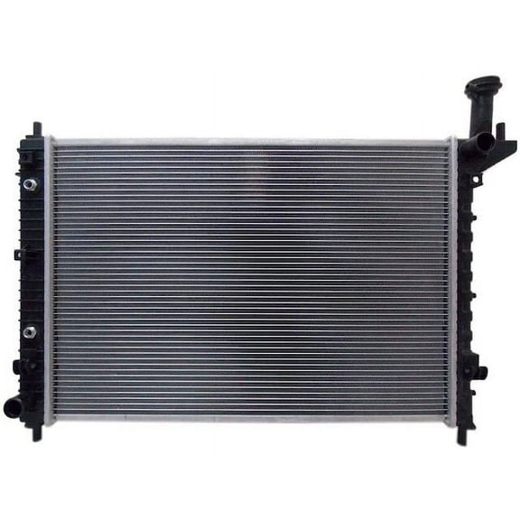 Radiator - with Transmission Coolers - Compatible with 2007 - 2016 GMC Acadia 3.6L V6 Automatic Transmission 2008 2009 2010 2011 2012 2013 2014 2015