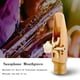 thumbnail image 4 of Boquilla de saxo alto de metal de repuesto para saxofón, saxofón, instrumentos musicales, accesorios para principiantes 6 CUTICAT Boquilla de saxofón, 4 of 8