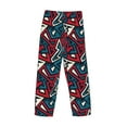 thumbnail image 5 of Xecao Geometric Elements Men's Straight Lounge Pajama Pants: The Ultimate in Comfortable Sleepwear, 5 of 9