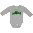 thumbnail image 3 of Inktastic My 1st St. Patrick's Day with Plaid Shamrocks Boys or Girls Long Sleeve Baby Bodysuit, 3 of 5