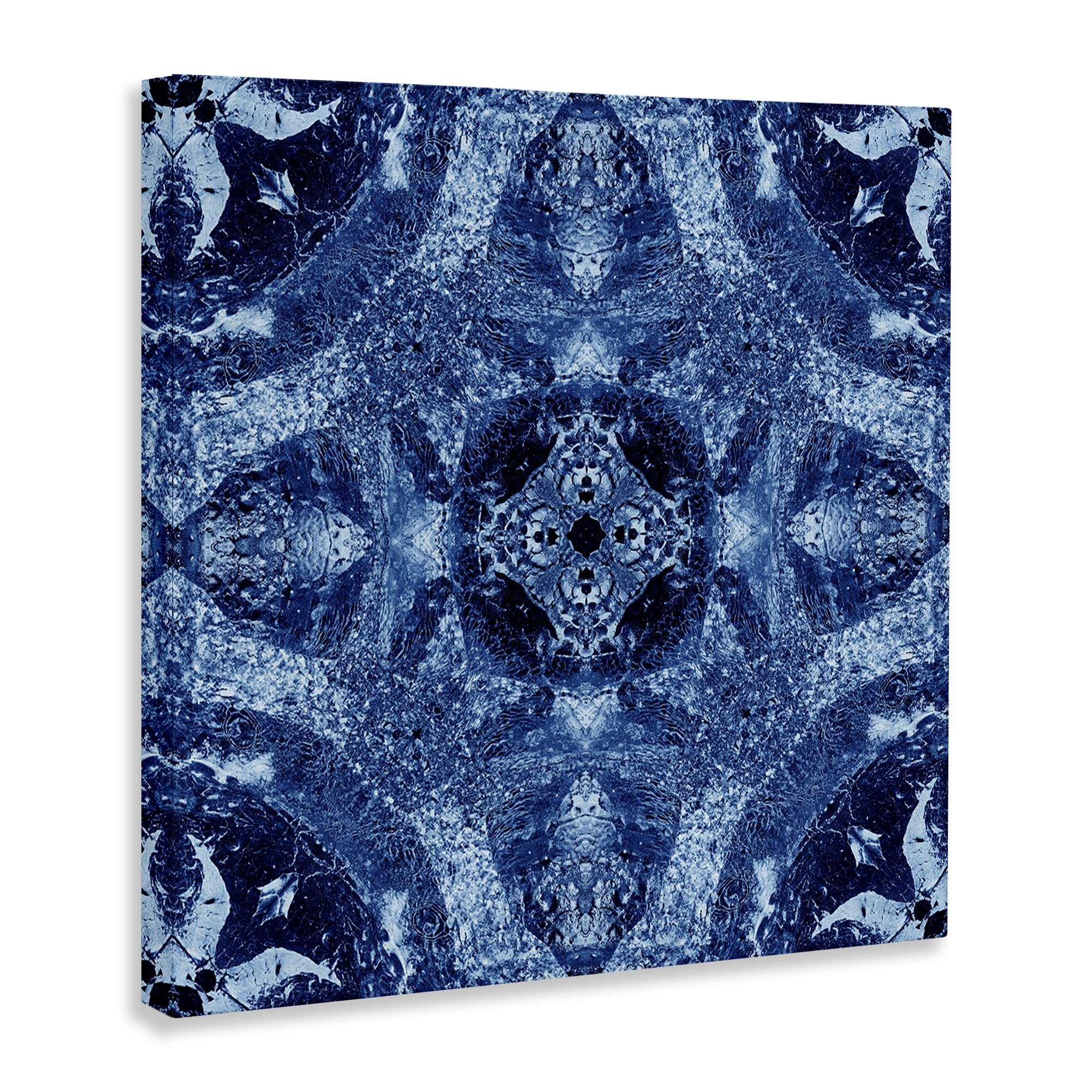 Stupell Industries Mosaic Tile Pattern Abstract Painting Wrapped Canvas Art Print Wall Art, 36 x 36