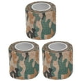 thumbnail image 1 of Uxcell 3 Rollos de Cinta Camuflaje 2IN x 14.76FT, Cinta Autoadhesiva Impermeable y No Reflectante para Escalada al Aire Libre, Desierto de Tierras Altas, 1 of 7