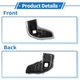 thumbnail image 5 of Unique Bargains Fog Light Grill Front Lower Bumper Fog Light Cover Inserts No.84740047 for GMC Acadia 2020-2022 Black,Silver Tone ABS 1 Pcs Front Left Car, 5 of 6