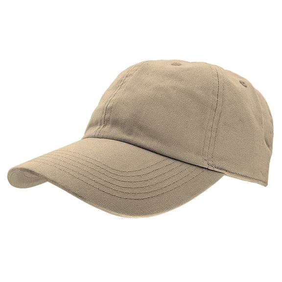 Gelante Adult Unisex Baseball Hat Cap 100% Cotton Plain Blank Adjustable Size. Khaki-1804
