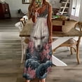 thumbnail image 2 of Watercolor Fox Sleeveless Dress Woman Fashion Long Dresses Women's Summer Suit Dress Summer 2025 Women, 2 of 6