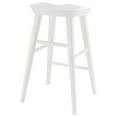 thumbnail image 4 of 26" White Solid Wood Counter Stool, 4 of 7
