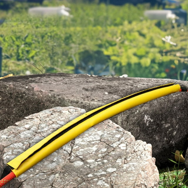 Protector de cuerda de escalada Cola Rappel Amarillo 95cm
