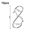 thumbnail image 2 of Dinheiro S-tipo gancho sin agujeros armario bolsa sombrero anti-caída gancho almacenamiento a prueba de viento, 2 of 6