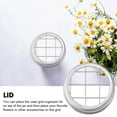 thumbnail image 2 of HAMPPLIES Mason Jar Tops Mason Flower Jar Lids Silver 11-Pcs Set, 2 of 8