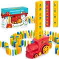 thumbnail image 1 of Juego automático Domino Train Atlasonix, 300 fichas de dominó para niños de 3 a 5 años, 1 of 9
