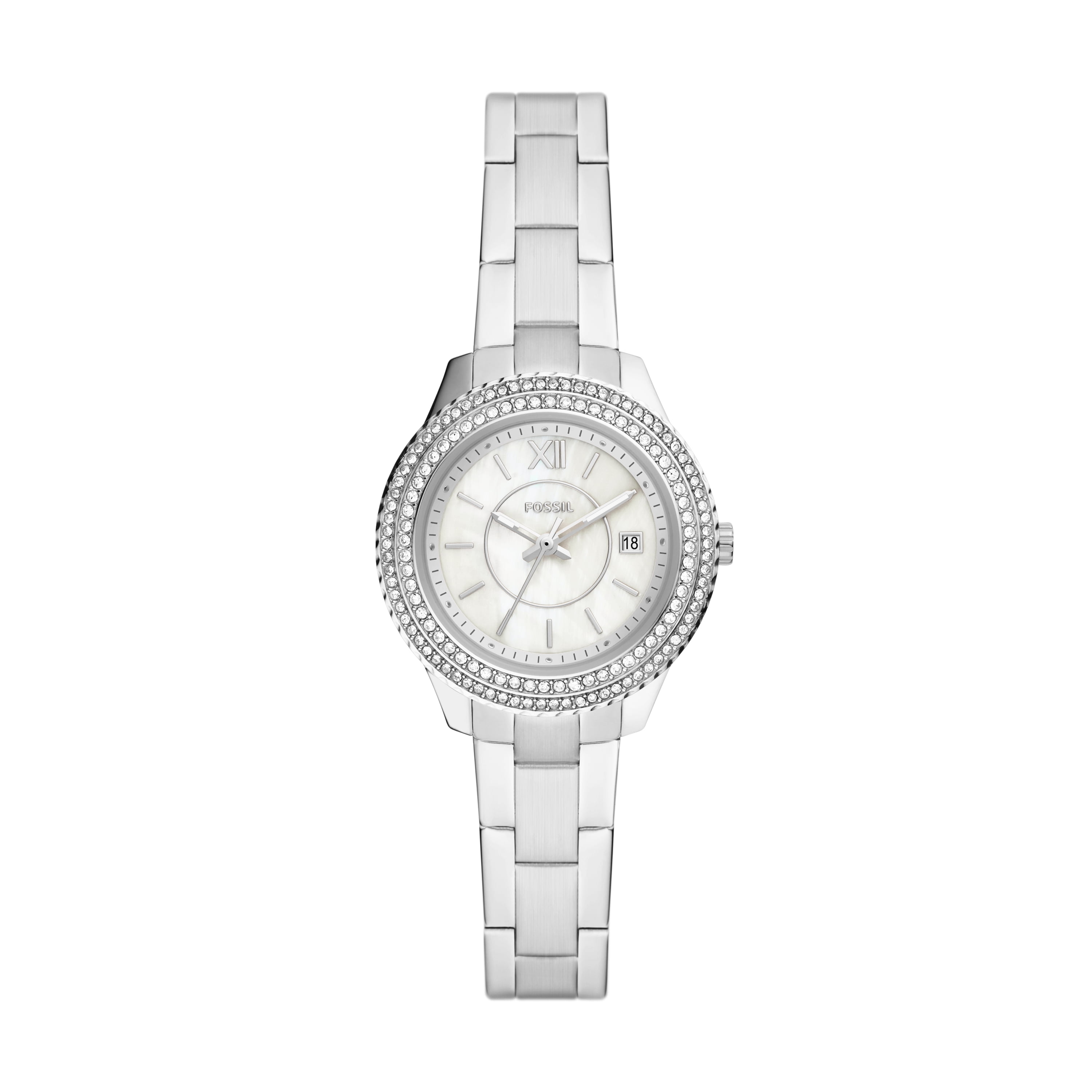 Fossil Women s Jesse Stainless Steel Glitz Watch Style ES2362 Walmart