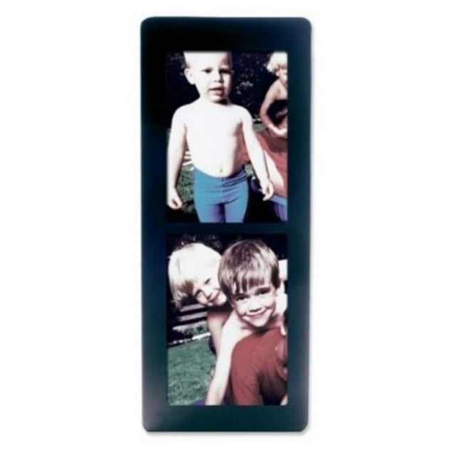 Black Wood 5x7 Multi DoubleVertical Picture Frame