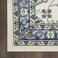 thumbnail image 5 of Nourison Essentials Indoor/Outdoor Ivory Blue 4' x 6' Area Rug (4x6), 5 of 9