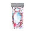thumbnail image 2 of Spring Bedding Set with Sheet & Covers, Floral Wreath with Branches Butterflies Feathers Happy Harvest Season Watercolor Art, Printed Bedroom Decor 2 Shams, 4 Sizes, Multicolor, by Ambesonne, 2 of 3