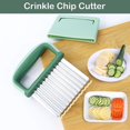 thumbnail image 3 of couteau Ondul Frites, Coupe Patate, Coupe-frites Inoxydable, Trancheur Vague Enfants Pour Les Frites Pour Lgumes, Frutas, Ensalada, Couteau Ondul, 3 of 5