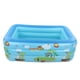 thumbnail image 1 of Inflatable Animal Print Pool, Square Family Pool for Kids, Toddlers, Adults, Outdoor, Garden, 1 of 5