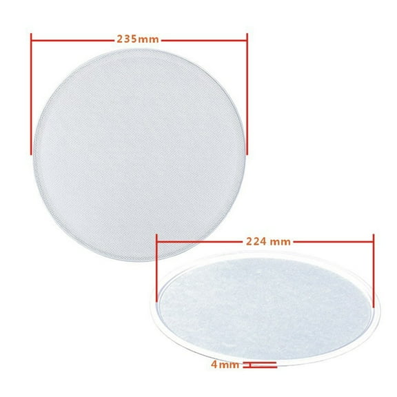 COOLHOOD 4/5/6.5/8inch Ceiling Speakers Grille Covers Round Commercial Ceiling Speakers Grille for Speakers Decorative Accessorie