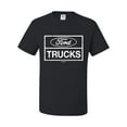 thumbnail image 2 of Wild Bobby, Ford Trucks White Sign, Cars and Trucks, Men Graphic Tee, Black, Small, 2 of 4