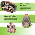 thumbnail image 6 of Garden Tool Bag,Yorkie Dog and Flower Florals Garden Tool Organizer,Garden Gifts,Waterproof Multi-Pocket Garden Tool Storage 11.8x5.5x11.4 Inch(Tools NOT Included), 6 of 6