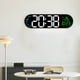 thumbnail image 1 of Reloj de pared de 17.3 pulgadas para la sala de estar, reloj electrónico multifuncional LED, reloj despertador de gran tamaño, reloj de temperatura y humedad, reloj con luz de ambiente - Blanco, 1 of 5
