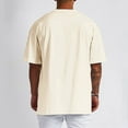 thumbnail image 4 of Mens Big and Tall T Shirts 3xlt Big and Tall Breathable Short/long Sleeve Athletic T-Shirts Oversized Summer Outdoor Basic Tee,Beige,M, 4 of 4