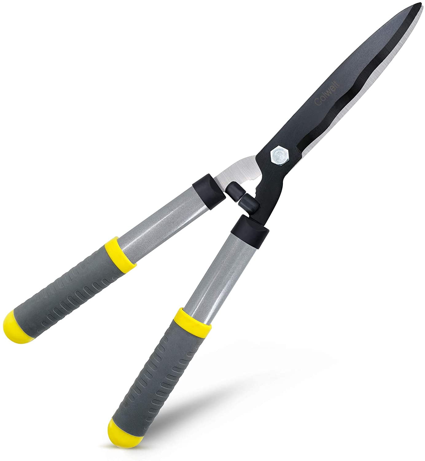 Hedge Clippers 21'', Hedge Gardening Shears with Carbon Steel Sharp Blades