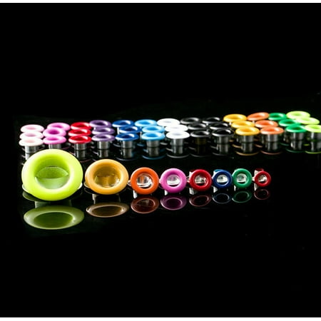

50X Coloured Eyelet With Washer Leather Craft Repair Grommet 4/4.5/5/6/8/10Mm