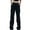 Black, variant on ZZwxWA Women's High Waisted Cargo Pants Womens Casual Solid Color Hip Hop Vintage Y2K Baggy Loose Wide Leg Pants Drawstring Trousers