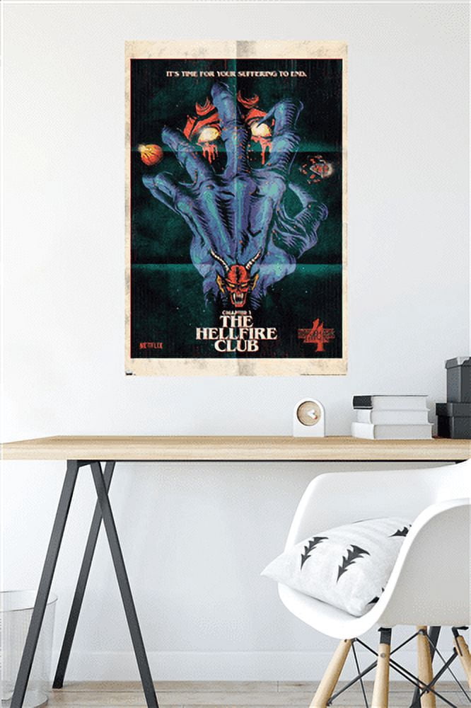 Netflix Stranger Things: Season 4 - The Hellfire Club Wall Poster, 22.375" x 34"