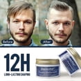 thumbnail image 5 of Cera para el cabello para hombre, fijación fuerte, acabado mate, fácil de enjuagar con agua, acabado natural, 100 g, 5 of 5