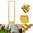 thumbnail image 3 of Gold Metal Wedding Arch, Adjustable Square Frame for Events, Indoor/Outdoor Decoration, Easy Assembly, Sturdy & Portable, Ideal for Weddings & Parties, 3 of 11