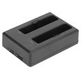 thumbnail image 3 of Camera Dual Slot Battery Charger, Camera Battery Charger Camera Accessories Plastic + Metal Vertical Portable  For Action Camera, 3 of 8