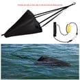 thumbnail image 3 of Soidarity 24 pulgadas Kayak Sock PVC Drogue Recuperación Freno de remolque Botes inflables portátiles Deportes acuáticos Canotaje Reemplazable Deportes acuáticos Negro  mit Kugel Soidarity OD021165-02, 3 of 6